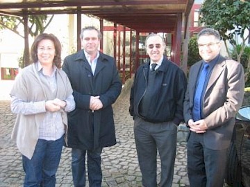 "externato Senhora do Carmo"/ Portugal:    Empfang durch die Schulleitung